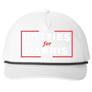 Hotties For Harris Snapback Five-Panel Rope Hat