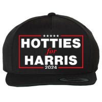 Hotties For Harris Wool Snapback Cap