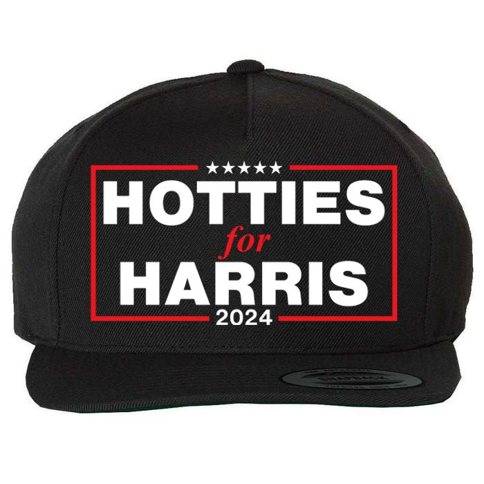 Hotties For Harris Wool Snapback Cap