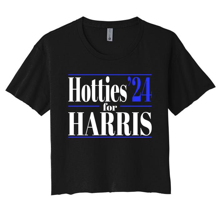 Hotties For Harris Women's Crop Top Tee