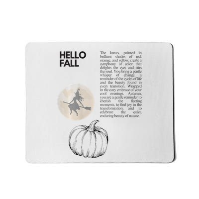Hello Fall Mousepad