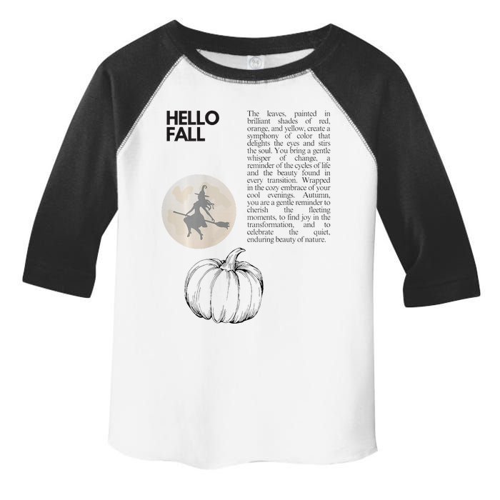 Hello Fall Toddler Fine Jersey T-Shirt