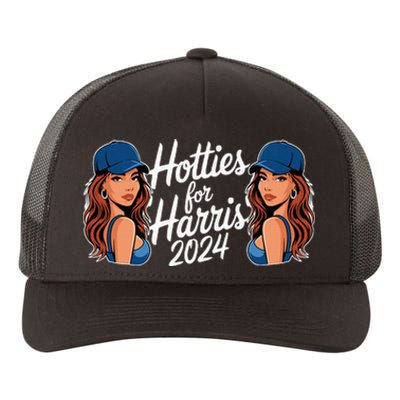 Hotties For Harris 2024 Election Political Statet Yupoong Adult 5-Panel Trucker Hat