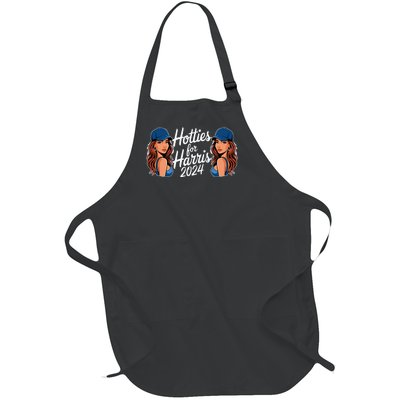 Hotties For Harris 2024 Election Political Statet Full-Length Apron With Pockets