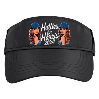 Hotties For Harris 2024 Election Political Statet Adult Drive Performance Visor