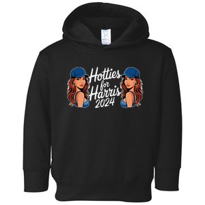 Hotties For Harris 2024 Election Political Statet Toddler Hoodie