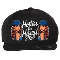 Hotties For Harris 2024 Election Political Statet Wool Snapback Cap