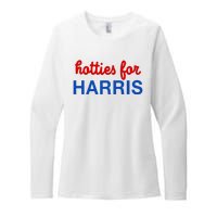 Hotties For Harris Womens CVC Long Sleeve Shirt