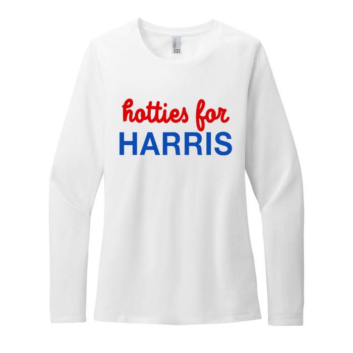 Hotties For Harris Womens CVC Long Sleeve Shirt