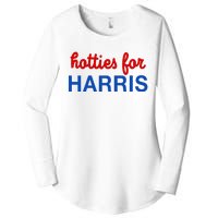 Hotties For Harris Women's Perfect Tri Tunic Long Sleeve Shirt