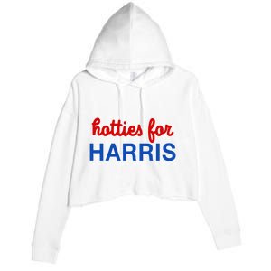 Hotties For Harris Crop Fleece Hoodie