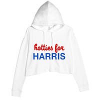 Hotties For Harris Crop Fleece Hoodie