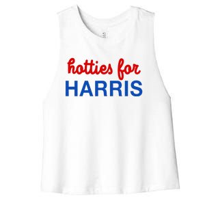 Hotties For Harris Women's Racerback Cropped Tank