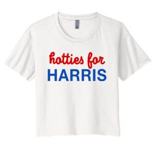 Hotties For Harris Women's Crop Top Tee