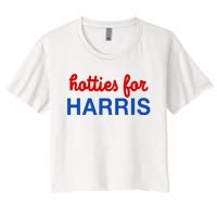 Hotties For Harris Women's Crop Top Tee