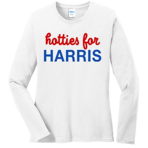 Hotties For Harris Ladies Long Sleeve Shirt