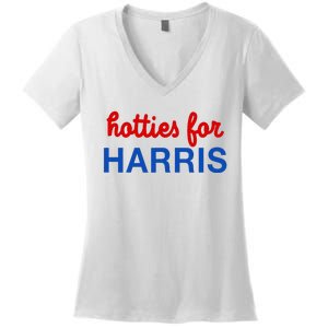 Hotties For Harris Women's V-Neck T-Shirt