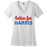 Hotties For Harris Women's V-Neck T-Shirt