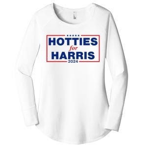 Hotties For Harris 24 Hotties For Harris 24 Women's Perfect Tri Tunic Long Sleeve Shirt