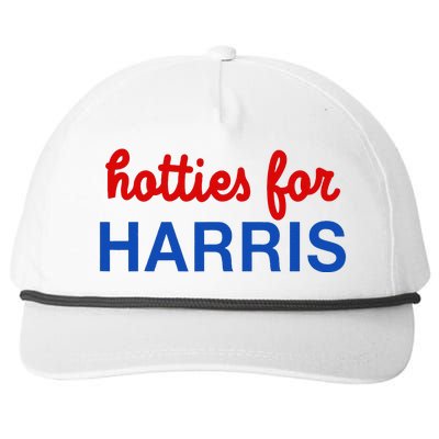 Hotties For Harris Snapback Five-Panel Rope Hat