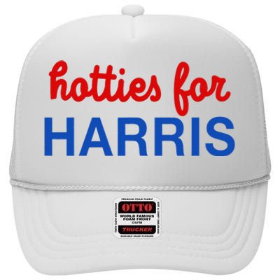 Hotties For Harris High Crown Mesh Back Trucker Hat