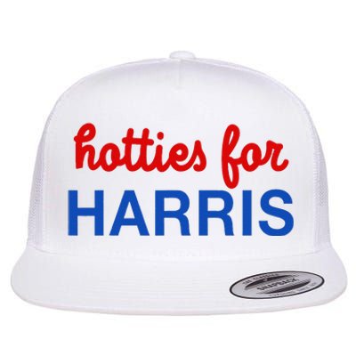 Hotties For Harris Flat Bill Trucker Hat