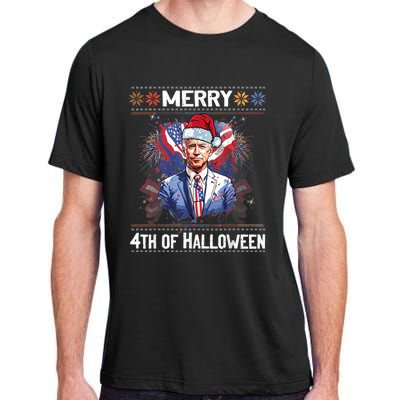 Halloween Funny Happy 4th Of July Anti Joe Biden Adult ChromaSoft Performance T-Shirt