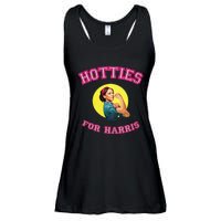 Hotties For Harris Election 2024 Ladies Essential Flowy Tank