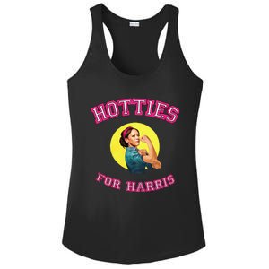 Hotties For Harris Election 2024 Ladies PosiCharge Competitor Racerback Tank