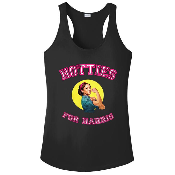 Hotties For Harris Election 2024 Ladies PosiCharge Competitor Racerback Tank