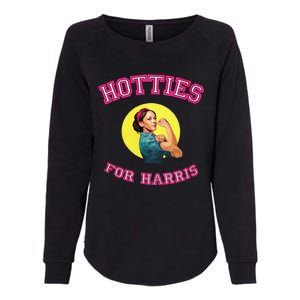 Hotties For Harris Election 2024 Womens California Wash Sweatshirt