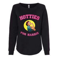 Hotties For Harris Election 2024 Womens California Wash Sweatshirt