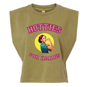 Hotties For Harris Election 2024 Garment-Dyed Women's Muscle Tee