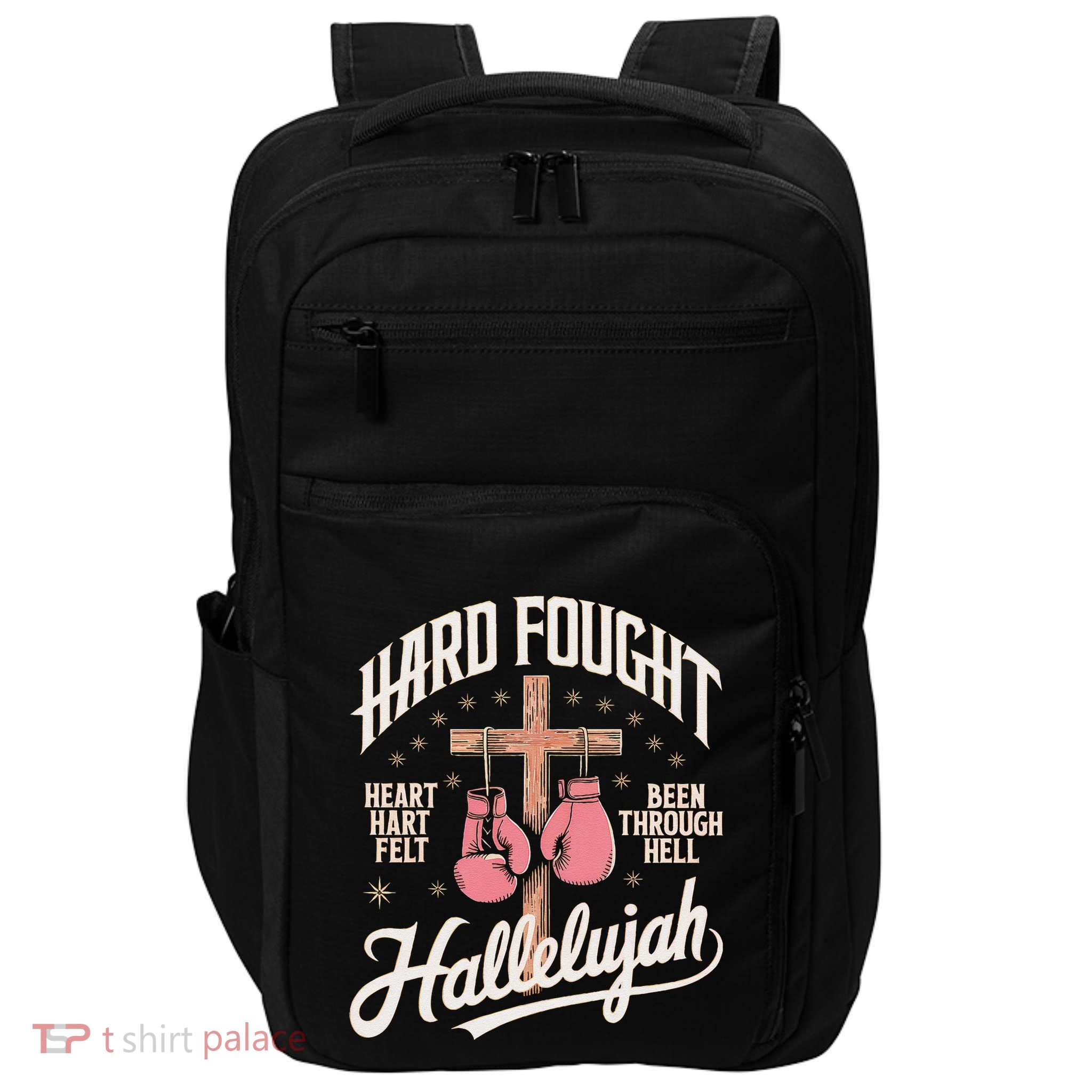 Hard Fought Hallelujah Praise Jesus Impact Tech Backpack