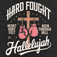 Hard Fought Hallelujah Praise Jesus Adult Drive Performance Visor
