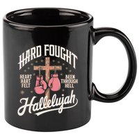 Hard Fought Hallelujah Praise Jesus 11oz C Handle Ceramic Mug