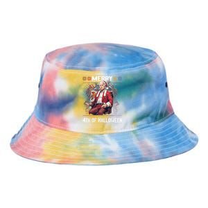 Halloween Funny Happy 4th Of July Anti Joe Biden Tie Dye Newport Bucket Hat