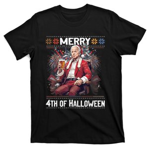 Halloween Funny Happy 4th Of July Anti Joe Biden T-Shirt