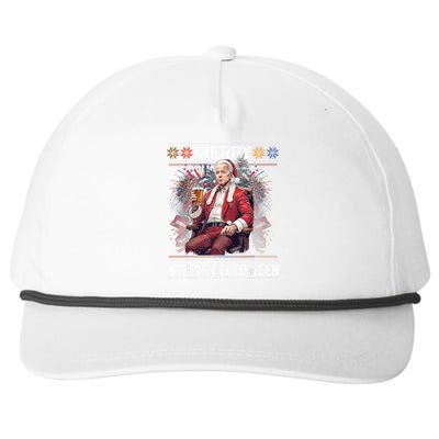 Halloween Funny Happy 4th Of July Anti Joe Biden Snapback Five-Panel Rope Hat