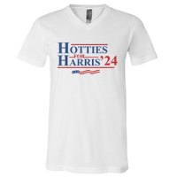 Hotties For Harris ’24 V-Neck T-Shirt