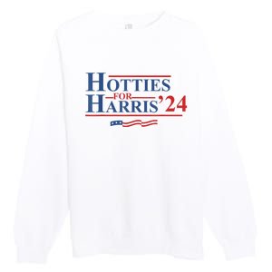 Hotties For Harris ’24 Premium Crewneck Sweatshirt