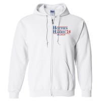 Hotties For Harris ’24 Full Zip Hoodie