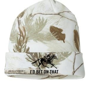 Horses Funny Horse Racing Id Bet On That Horse Riding Kati Licensed 12" Camo Beanie