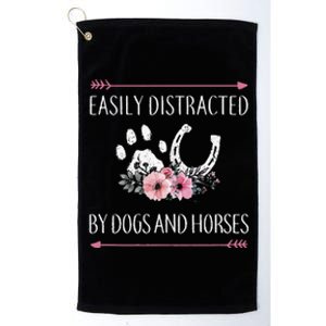 Horse Funny Horse Lovers Platinum Collection Golf Towel