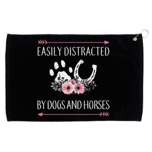 Horse Funny Horse Lovers Grommeted Golf Towel