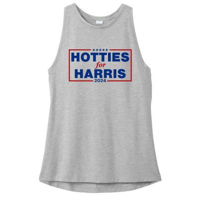 Hotties For Harris 2024 Funny Kamala Harris 2024 Ladies PosiCharge Tri-Blend Wicking Tank