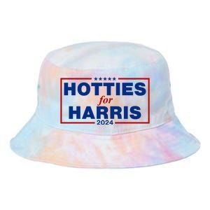 Hotties For Harris 2024 Funny Kamala Harris 2024 Tie Dye Newport Bucket Hat