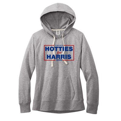 Hotties For Harris 2024 Funny Kamala Harris 2024 Women's Fleece Hoodie