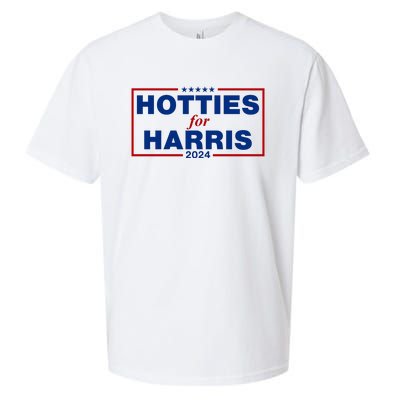 Hotties For Harris 2024 Funny Kamala Harris 2024 Sueded Cloud Jersey T-Shirt