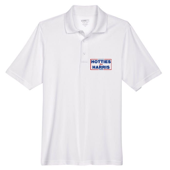 Hotties For Harris 2024 Funny Kamala Harris 2024 Men's Origin Performance Pique Polo